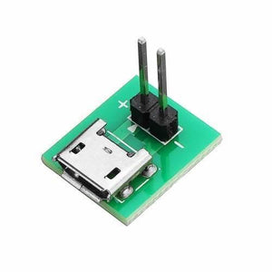 7 Inch Nextion HMI LCD Touch Display Screen NX8048T070 - a small green breakout board with a micro USB port and a two-pin vertical header.