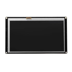7 Inch Nextion TFT HMI LCD Touchscreen NX8048K070 - a black rectangular display module with a blank screen and a small connector at the top center.