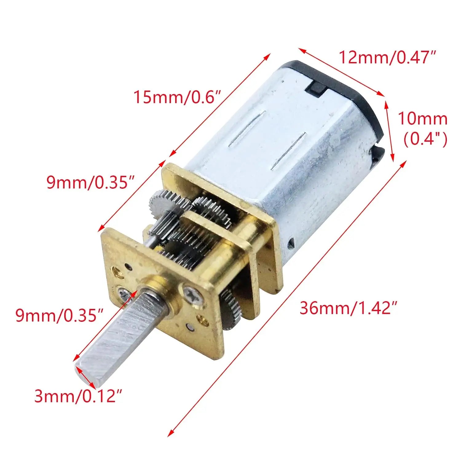 68rpm N20 Dc Gear Motor In Pakistan
