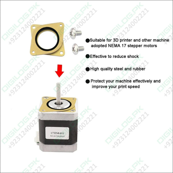 Nema Stepper Motor Steel And Rubber Vibration Dampers