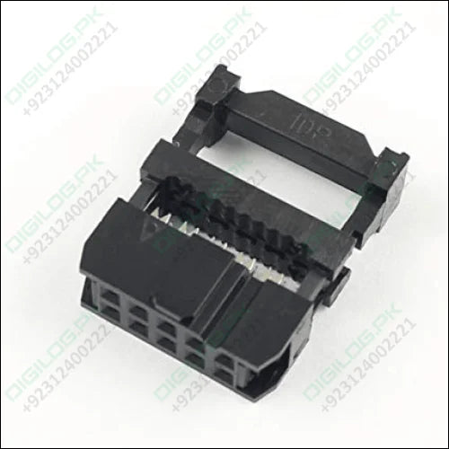 2.54mm Step 2x5 Pin 10 Idc Female Connector Fc - 10