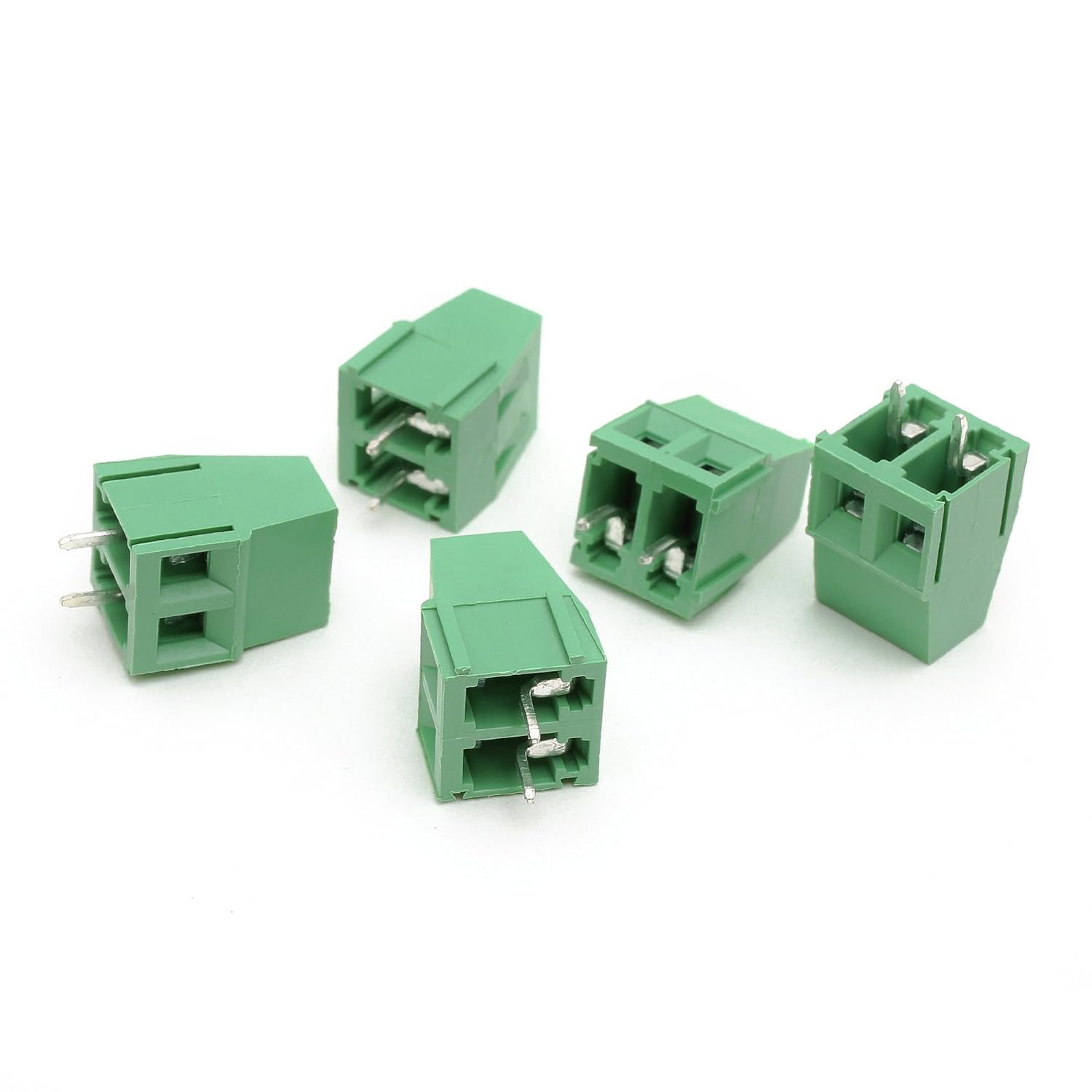 Kf 128 2p 5mm Pitch 2 Pin Pcb Screw Terminal Block Connector