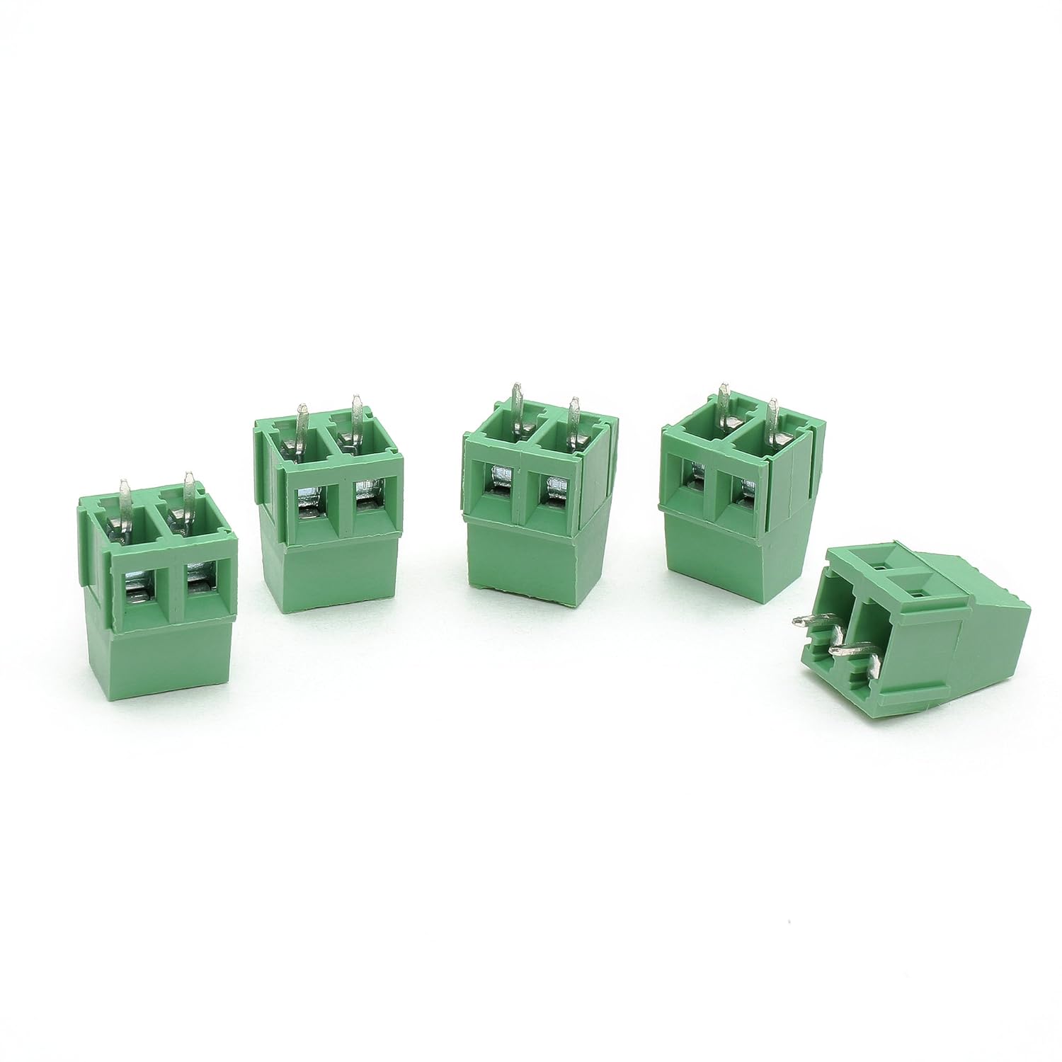 Kf 128 2p 5mm Pitch 2 Pin Pcb Screw Terminal Block Connector