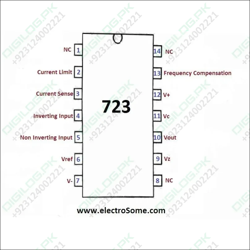 LM723 Voltage Regulator IC In Pakistan