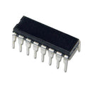 74155N 74LS155 Dual 2-to-4 Line DecoderDemultiplexer (DIP-16) - a black 16-pin integrated circuit in a DIP-16 package with silver-colored metal pins.