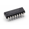 74192 74LS192N Synchronous 4 Bit UpDown Decade Counter (DIP-16) - a black 16-pin dual in-line package integrated circuit with SN74LS192N LX09AN529 printed on top.