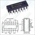 74193 Synchronous 4 Bit Binary Counter Dip Ic Sn74ls193n