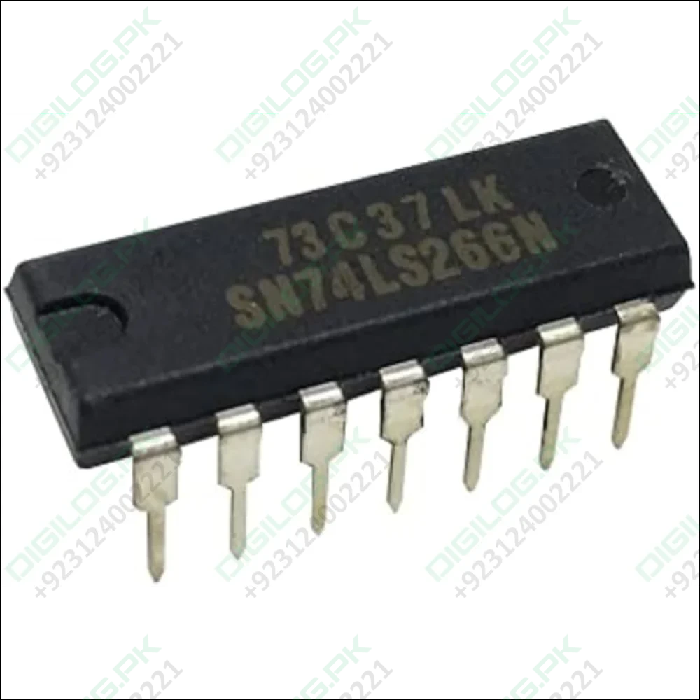 Four Open-Collector XNOR Gates 74HC266 74LS266 Chip – digilog.pk