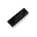 7448 Bcd To 7 Segment Decoder Driver IC 74LS48 SN74LS48N 74HC48 - a black, rectangular 16-pin dual in-line package electronic component with white text printed on its surface.