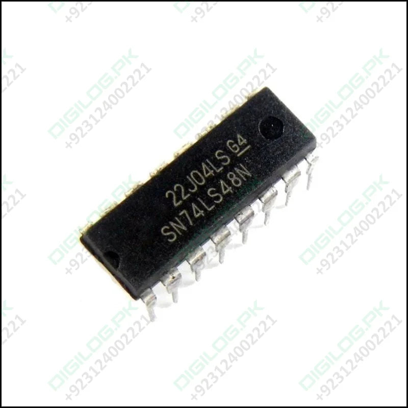 7448 Bcd To 7 Segment Decoder Driver Ic 74ls48 Sn74ch48n 74hc48 In Pakistan Digilogpk 6614