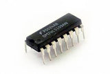 74LS109 IC - a black dual in-line package integrated circuit with 16 silver metal pins, shown from an elevated angle against a white background.
