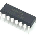 74LS76 IC - a black dual-in-line integrated circuit with sixteen metal pins and the text "SN7476N HLF 1808" printed on its top surface.