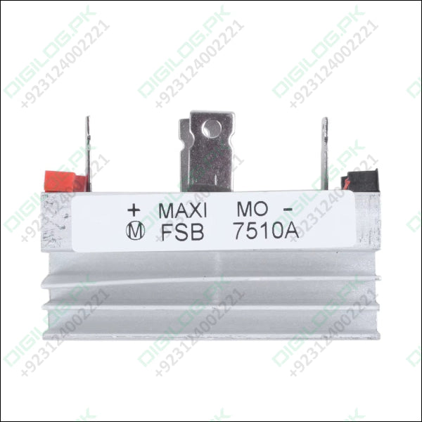75A 1000V Single Phase Diode Bridge Rectifier with Aluminum Heatsink Base FSB7510A