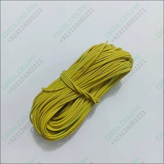 Yellow Wire 1meter Insulation Electronic Pcb Wrapping