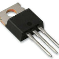 7915 Negative Voltage Regulator - shown as a black electronic component with a metal heat sink tab and three downward-extending metal pins.
