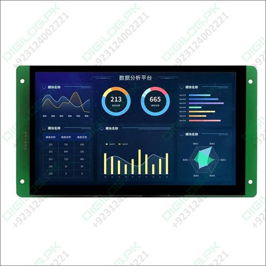 Dwin 7inch Lcd Display Capacitive Touchscreen