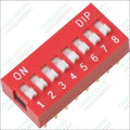 8-Position DIP Switch – Slide Type PCB Mount 8-Bit Manual Address Switch - DIP Switch