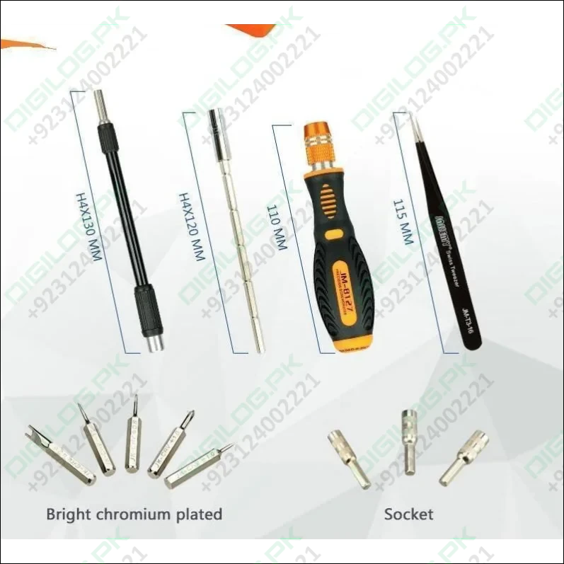 Jakemy Jm - 8127 53in 1 Screwdriver Ratchet Hand - tools