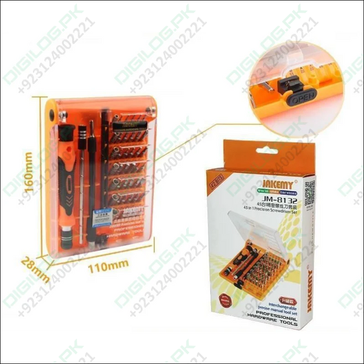 Jakemy Jm-8132 45 In 1 Screwdriver Ratchet Hand-tools Suite