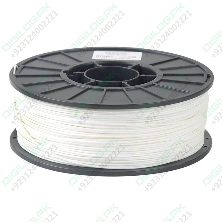 White 1/2kg ABS 3D printer filament spool for high-quality 3D printing in Pakistan