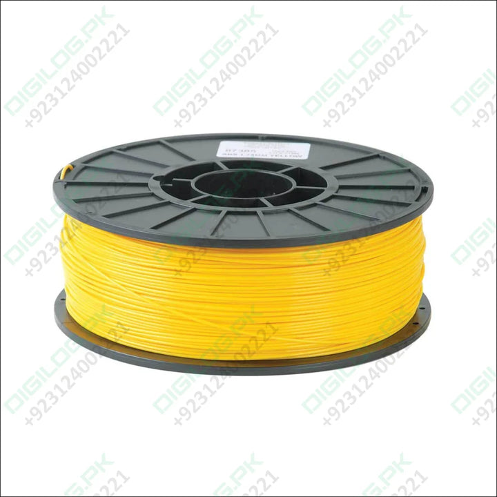 Yellow 3D printer filament spool for ABS 3D printers in Pakistan, 1.75mm diameter