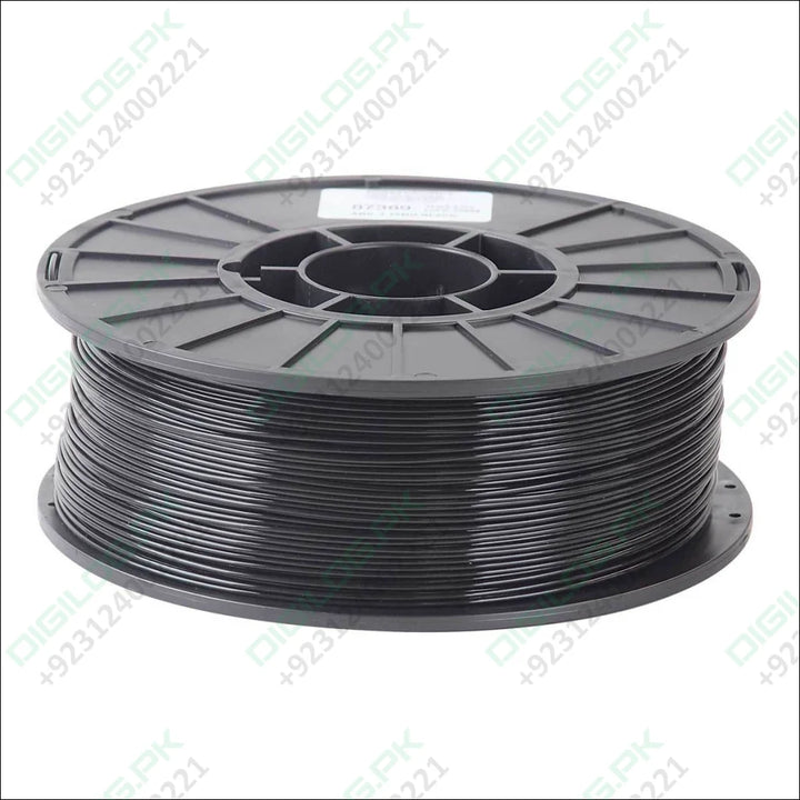 Black ABS 3D printer filament spool for high-quality printing in Pakistan