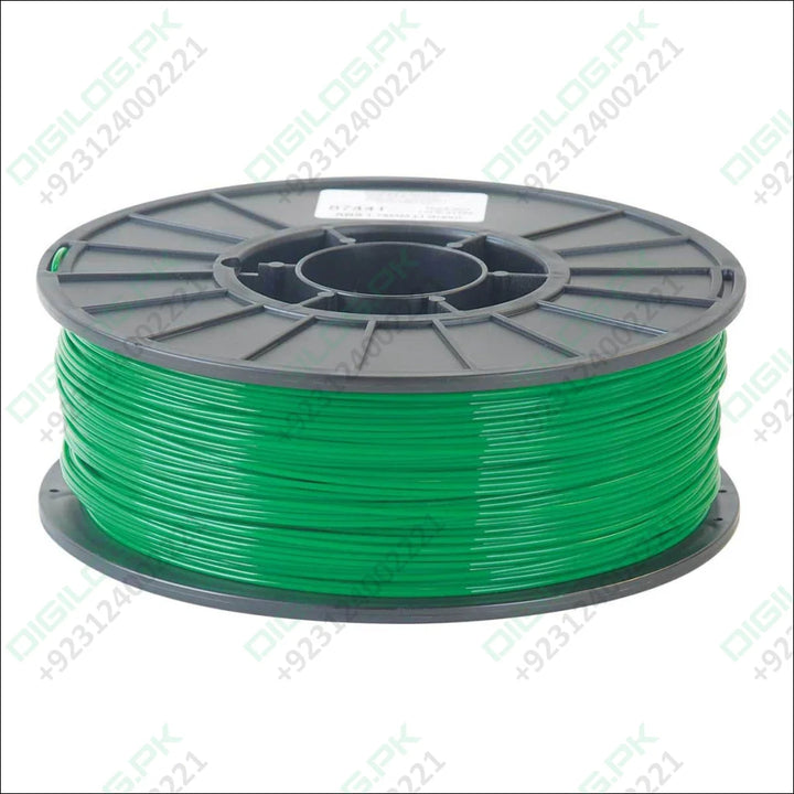 Green ABS 3D printer filament spool for high-quality printing in Pakistan