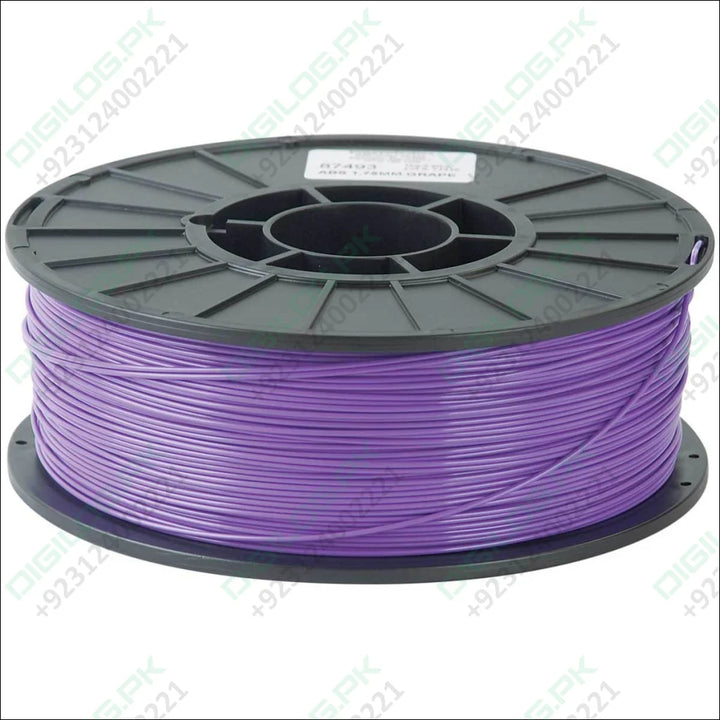 Purple ABS 3D printer filament spool for high-quality 3D printing in Pakistan