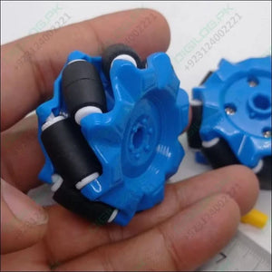 52mm Mecanum  Omni Wheels Tires for DIY RC Robot Toys TT Motors In Pakistan