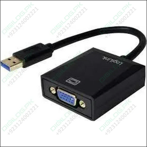 Usb To Vga Converter Cable Adapter Dsub 15-pin Connector