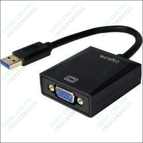 Usb To Vga Converter Cable Adapter Dsub 15-pin Connector