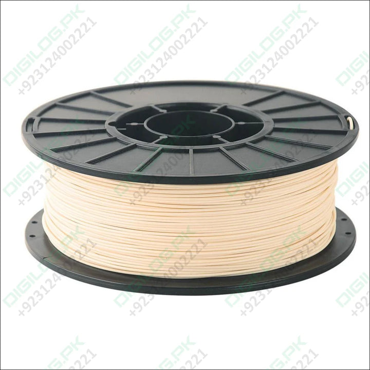 Beige spool of ABS 3D printer filament for quality printing in Pakistan