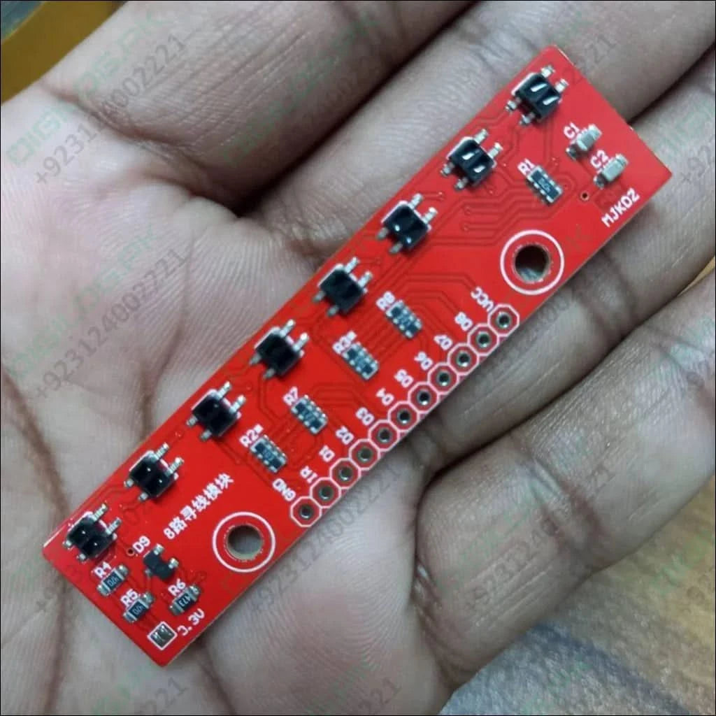8 Channel Reflectance Sensor Array Module QTR-8A In Pakistan