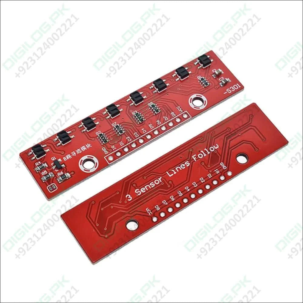 8 Channel Reflectance Sensor Array Module QTR-8A In Pakistan