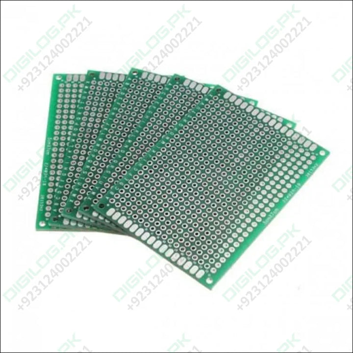 8cm x 12cm Single Sided FR4 Fiber Glass Dotted Veroboard