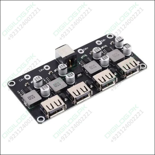 MH-KC24 4-Channel DC-DC Buck Converter with QC3.0 Fast Charging - 6-32V to 3V/5V/9V/12V/24V