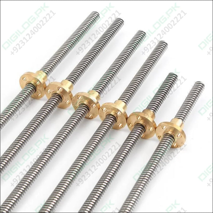 Threaded Rod Lead Screw 8mm 500mm