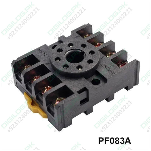 8pin Rail - Mount Relay Socket Base