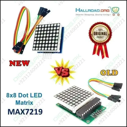 8x8 Dot Led Matrix Mcu Control Display Module Max7219