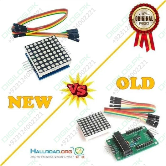 8x8 Dot LED Matrix MCU Control Display Module MAX7219 In Pakistan ...
