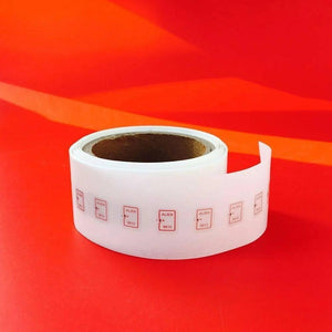 915MHz Uhf Mini RFID Tag - shown as a roll of white adhesive labels, each printed with the text "ALIEN" and "9613" in a red rectangular border.