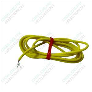 Yellow 1m Solderable Wire Hard Wires For Wiring Jumper Cable