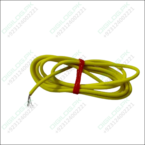 Yellow 1m Solderable Wire Hard Wires For Wiring Jumper Cable