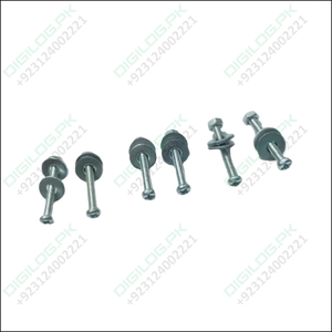 3mm x 15mm M3 Long Slotted Machine Screws Plus Nut & Washer