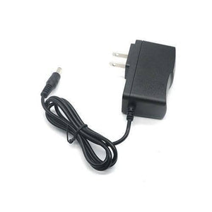 9V 1amp Power Adapter For Arduino Power Supply - a black wall-plug power adapter with a coiled black cord and a cylindrical DC barrel connector.