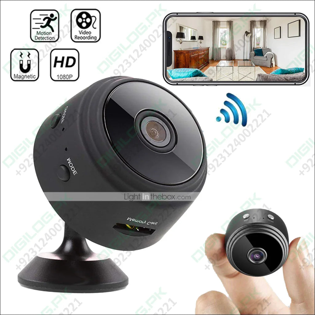 A9 Mini Wi-Fi Camera 1080p Full HD Wireless Ip Camera | Easy Setup Guide -  Digilog.pk