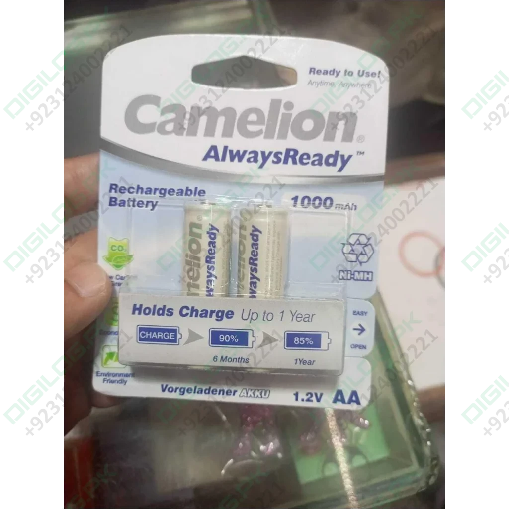 Original Aa 1.2v Camelion Rechargeable Cell Battery 1000mah