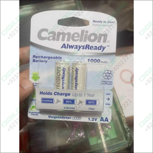 Original Aa 1.2v Camelion Rechargeable Cell Battery 1000mah