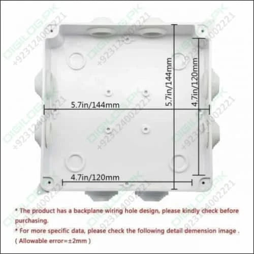 Abs Plastic Dust Proof Junction Box Universal Electrical