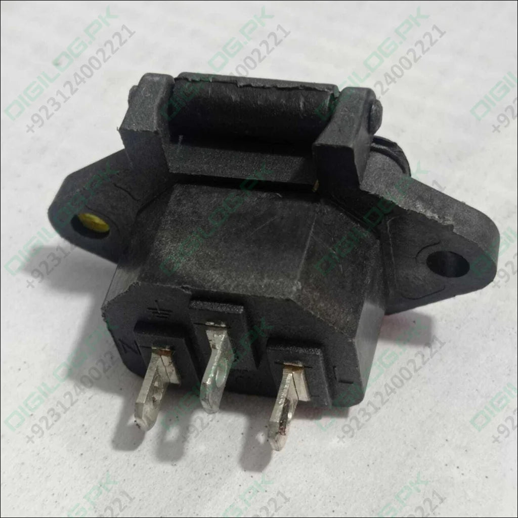 Socket Computer Male 3 Pin Male Computer Socket AC Socket With Spring Closing Window - Shop ...